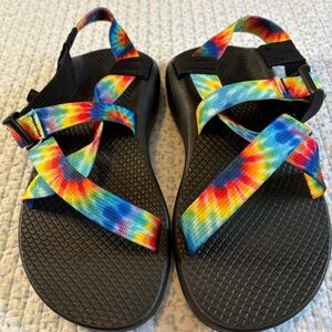 Chaco Women's Sandals - Tie-Dye and Black